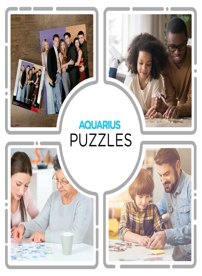 AQUARIUS Friends Cast Puzzle (500 Piece Jigsaw Puzzle) - Officially Licensed Friends TV Show Merchandise & Collectibles - Glare Free - Precision Fit - Virtually No Puzzle Dust - 14 x 19 Inches - Image 4